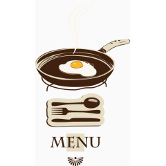 矢量美味的煎蛋