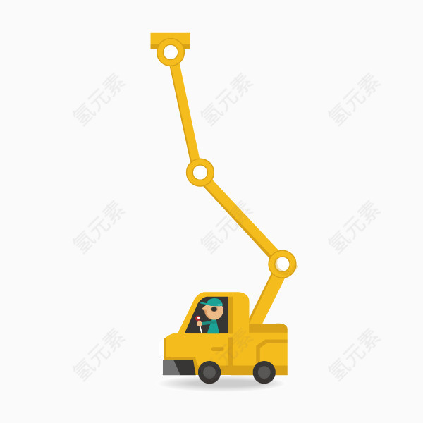 建筑工程 工具车 起重车