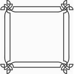 可爱风线条边框