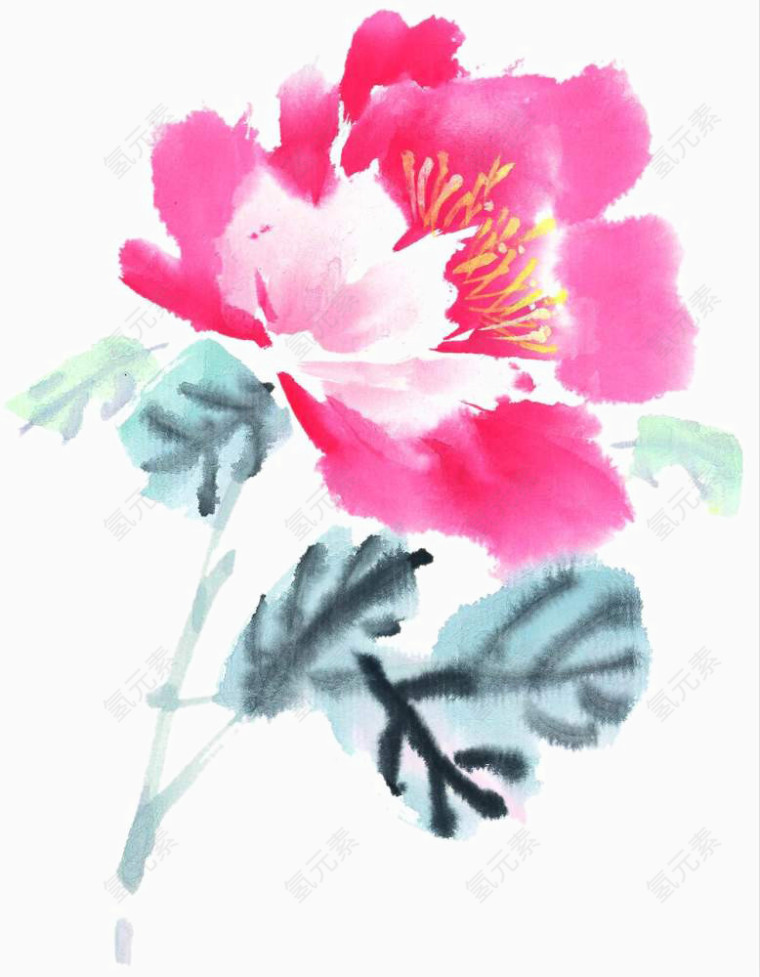 彩墨画