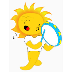 打铃鼓的太阳人