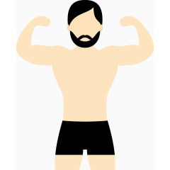 健身运动男士形象