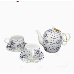 清花陶瓷茶具