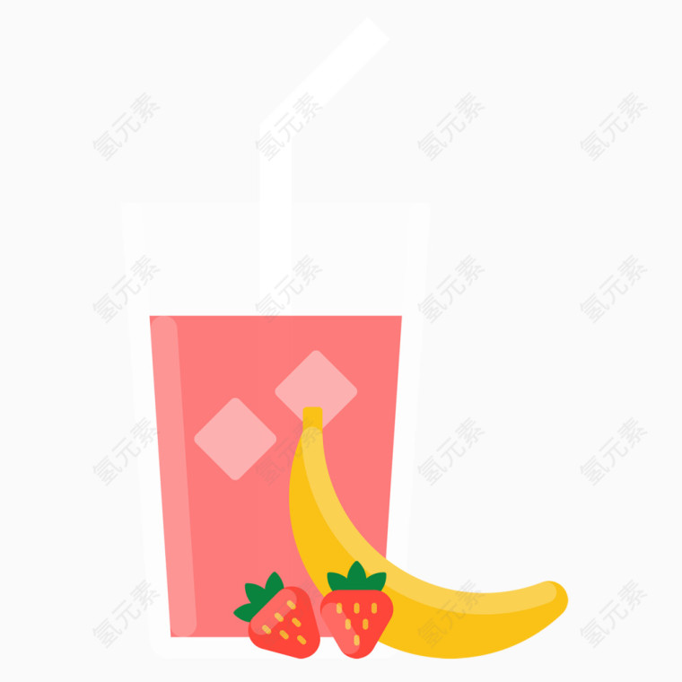 冰镇草莓汁