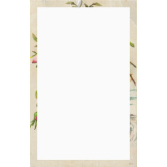 棕色漂亮花纹相框