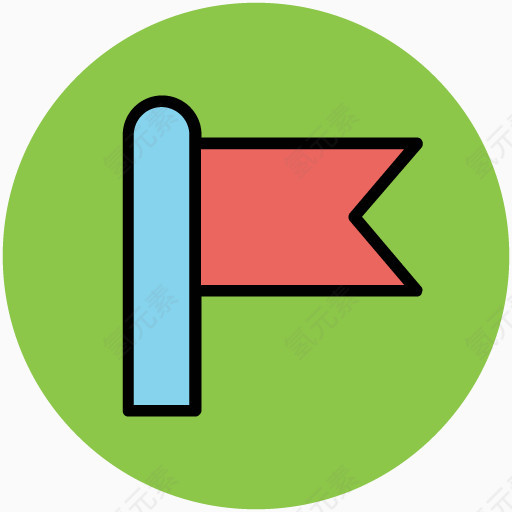 旅游剪影可爱卡通