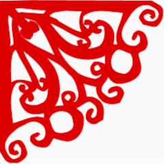 中国风花纹边框