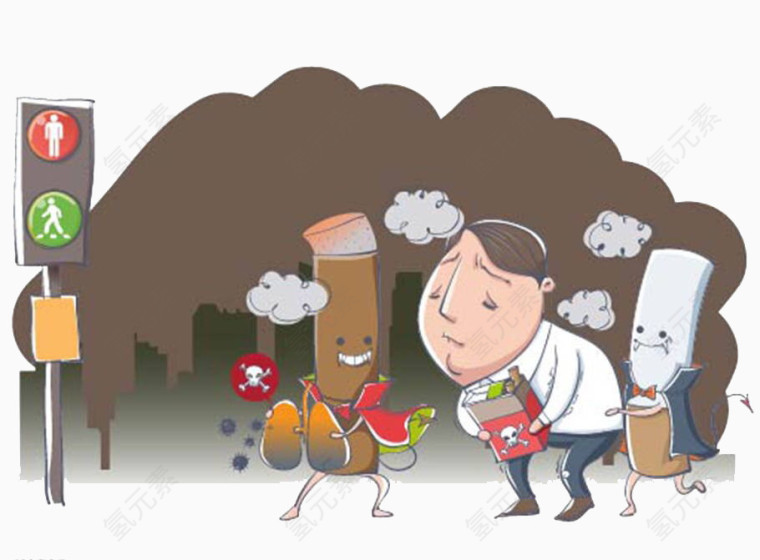 创意素材——禁烟