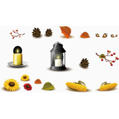 万圣节感恩节素材