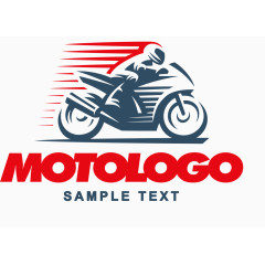 摩托赛车手竞技logo