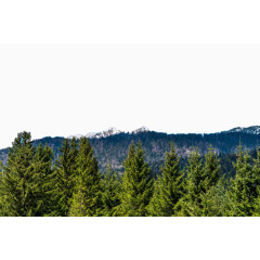 唯美雪山湖泊景色