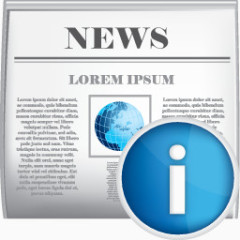 新闻信息报纸shine-icon-set