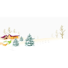 冬天雪地