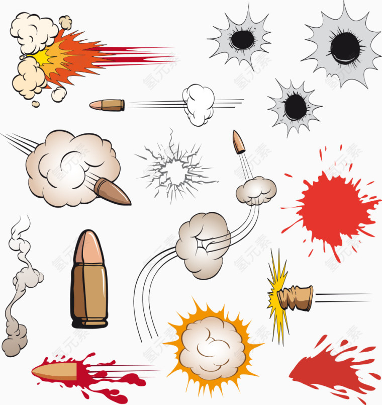 矢量子弹爆炸
