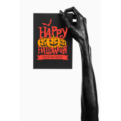 高清黑色手上的卡片