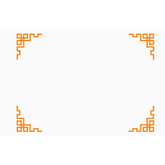 欧式古典中国风花纹边框