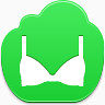 胸罩free-green-cloud-icons