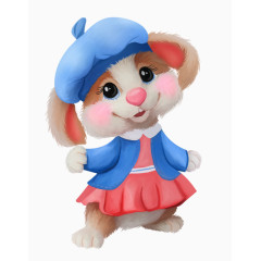 可爱手绘小兔子