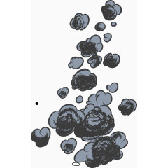 手绘卡通烟火素材