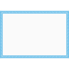 蓝色画框