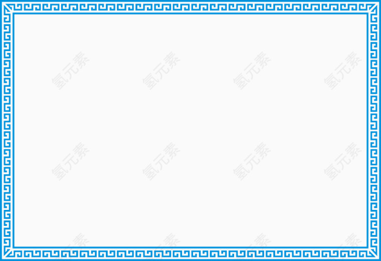 蓝色画框