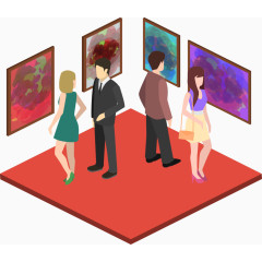 画展场景