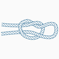 粗线绳子卡通绳结装饰