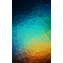 蓝色渐变多边形马赛克纹理