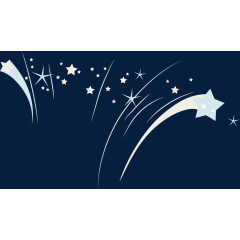 矢量手绘星星装饰图案