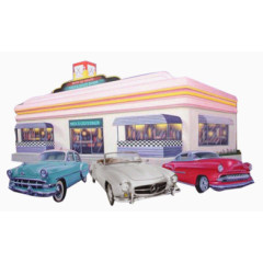 白色房屋和汽车