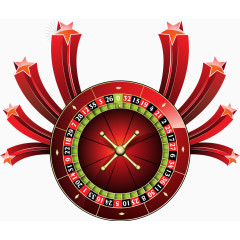 矢量手绘幸运大转盘