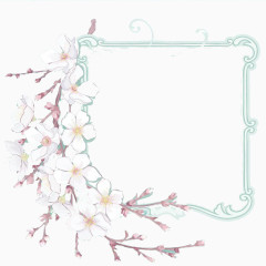 樱花边框