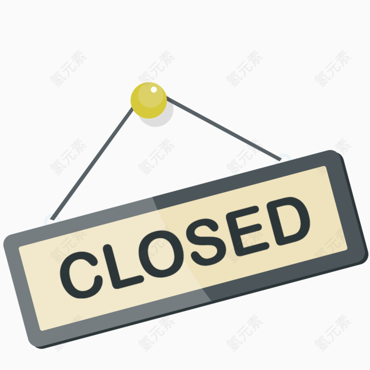 扁平化关闭标签