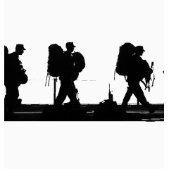 背包的武装军人