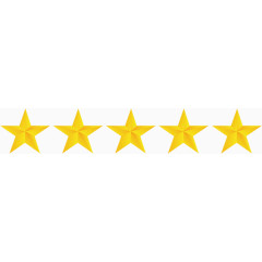 五角星黄色双十一素材