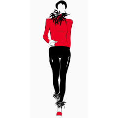 手绘女性服装设计