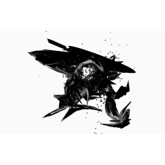 黑色艺术几何图形