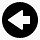 箭头左简单的黑色iphonemini图标