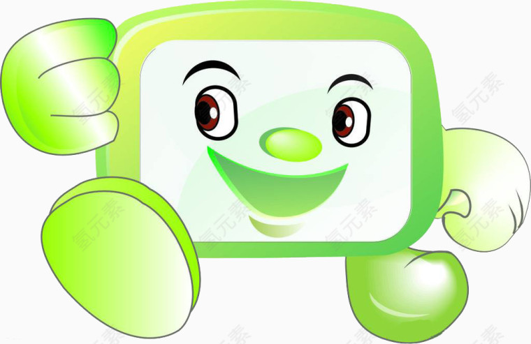 卡通手绘电视机