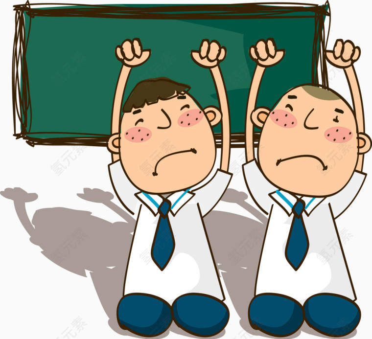卡通学校黑板