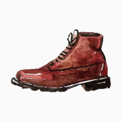 卡通彩绘户外男鞋