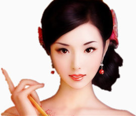 卡通小人矢量图古风装饰素材