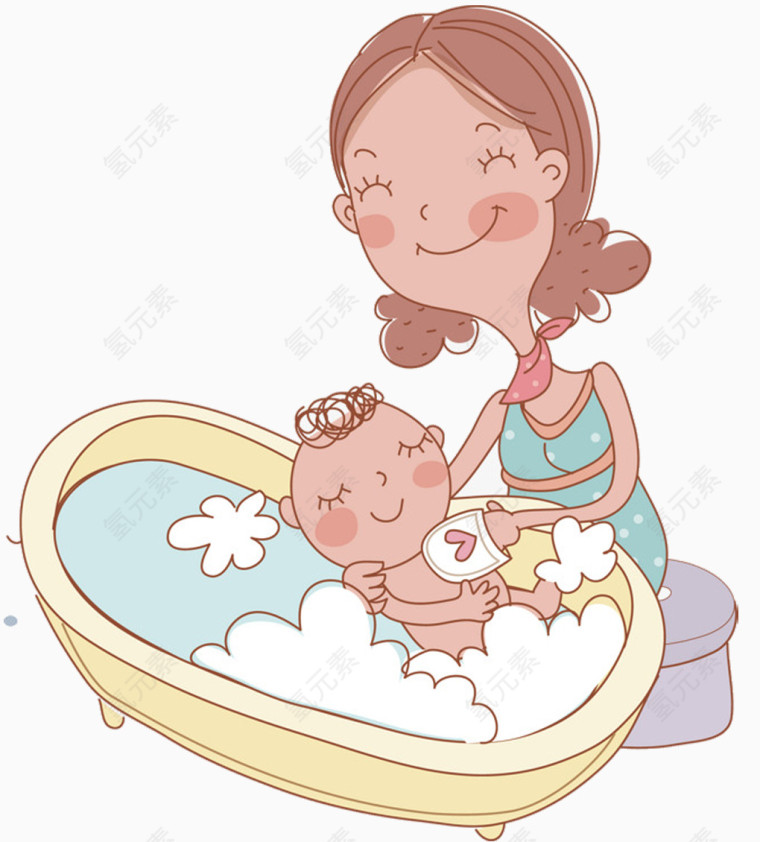 妈妈和小孩