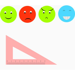 喜怒哀乐表情与尺子