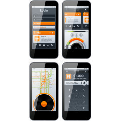 手机界面应用矢量素材