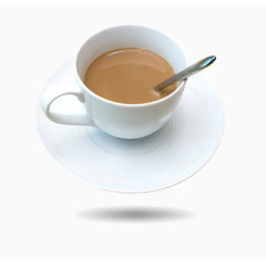 白色杯子里的咖啡