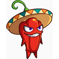 卡通辣椒人