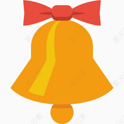 发出叮当声贝尔christmas-flat-color-icons