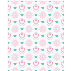 小爱心花朵底纹