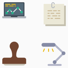 办公室元素图标